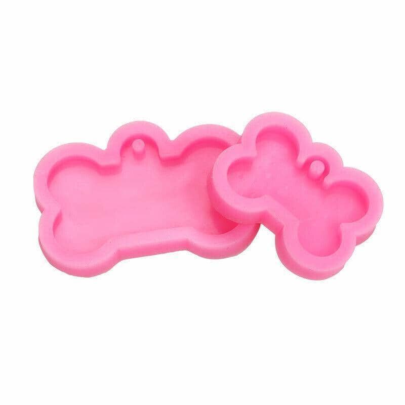 Silicone Bone Dog Tag Resin Mould - Large (Width 5 cm) - view 4