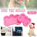 Silicone Bone Dog Tag Resin Mould - Small (Width 3 cm) - view 2