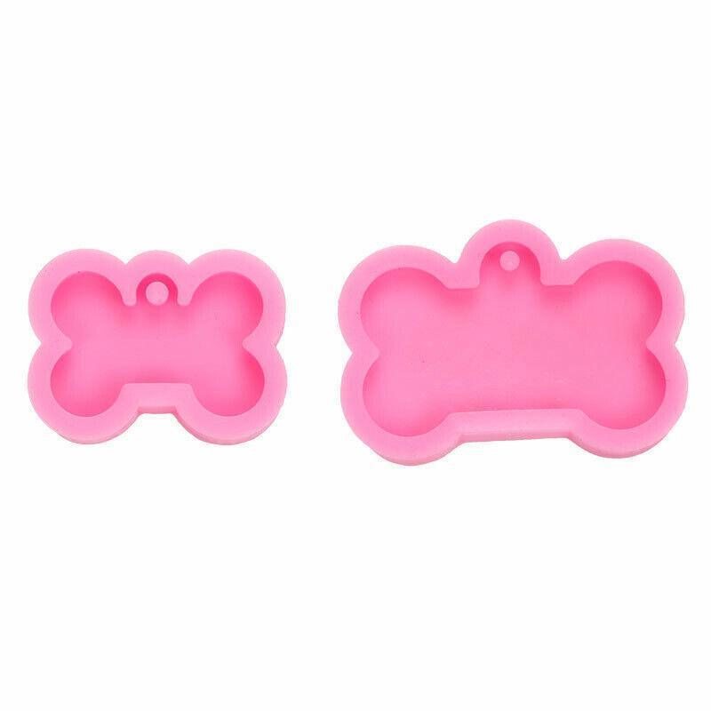 Silicone Bone Dog Tag Resin Mould - Small (Width 3 cm) - view 3