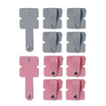 Silicone Cable Winder and Earphone Organiser - Pink, Pack of 5 - view 3