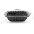 Silicone Cake Pan - Rectangular Flower Design, Nonstick Baking Pan, Light Grey - view 3