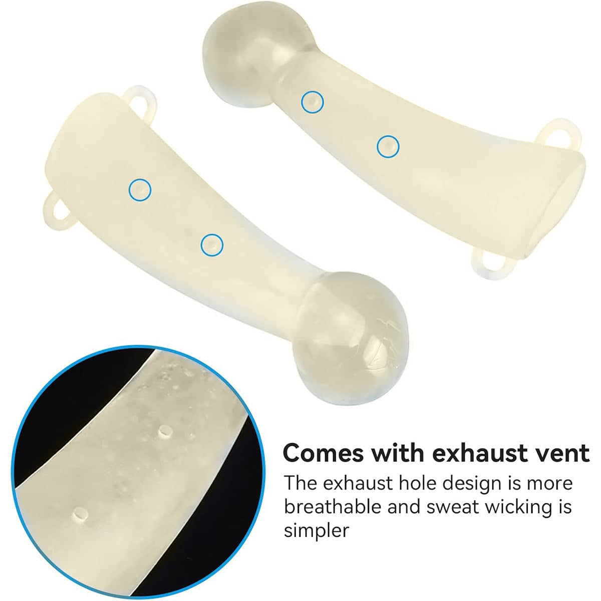 Silicone Calf Horn Protector Set, Pack of 2 - Size XL - view 5