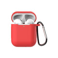 Silicone Case for AirPods 1 and 2 with Carabiner - Sky Blue - view 4