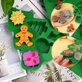 Silicone Christmas Tree Cake Mould for Baking Chocolate, Soap and Jelly, 18.5 x 22 cm - view 5