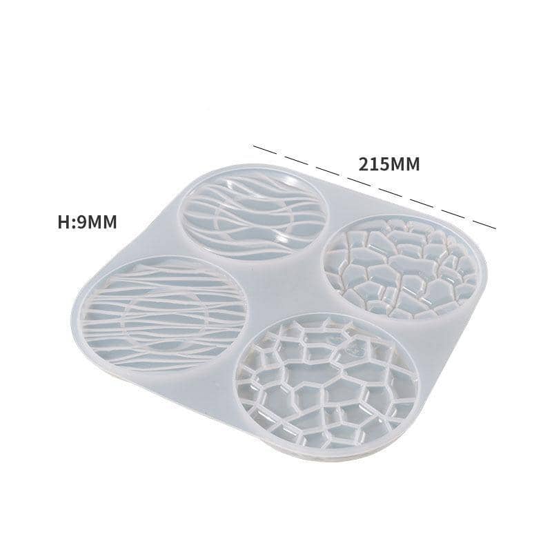 Silicone Coaster Mould - Wave and Diamond Pattern, 2 Pack - view 4
