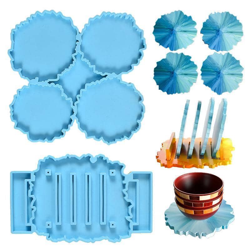 Silicone Coaster Stand Epoxy Resin Mould - Pack of 2 - view 4