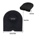Silicone Coffee Tamper Mat Non-Slip Corner Tamping Pad - 14 x 12.5 x 3 cm, Black - view 3