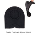Silicone Coffee Tamper Mat Non-Slip Corner Tamping Pad - 14 x 12.5 x 3 cm, Black - view 4
