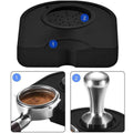 Silicone Coffee Tamper Mat Non-Slip Corner Tamping Pad - 14 x 12.5 x 3 cm, Black - view 5
