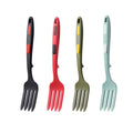 Silicone Cooking Forks Set of 2 Heat Resistant Dishwasher Safe - Red and Black - view 3