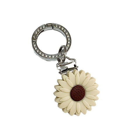 Silicone Daisy Flower Hat Brim Clip - Cream