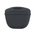 Silicone Dog Training Treat Pouch with Belt Clip - Black