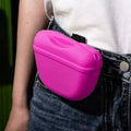 Silicone Dog Training Treat Pouch with Belt Clip - Black - view 5