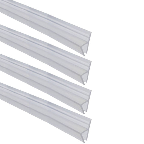 Silicone Door and Window Sealing Strip, Pack of 4 - 0.6 x 100 cm