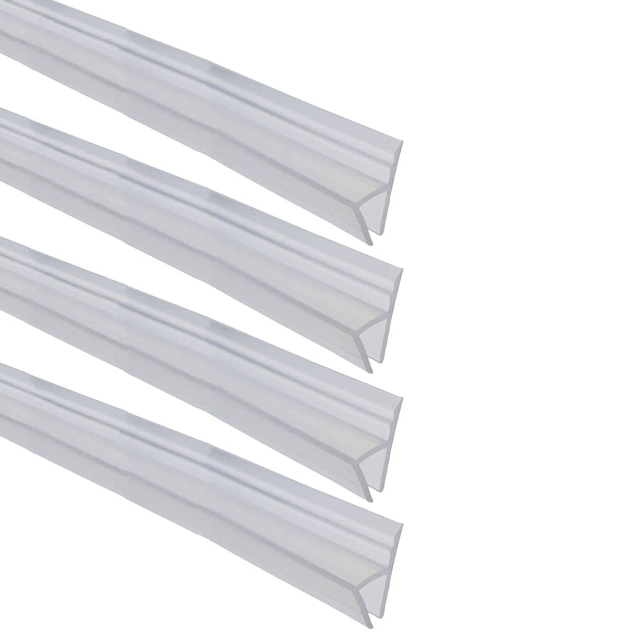 Silicone Door and Window Sealing Strip, Pack of 4 - 0.6 x 100 cm