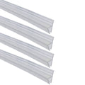 Silicone Door and Window Sealing Strip, Pack of 4 - 1 x 100 cm