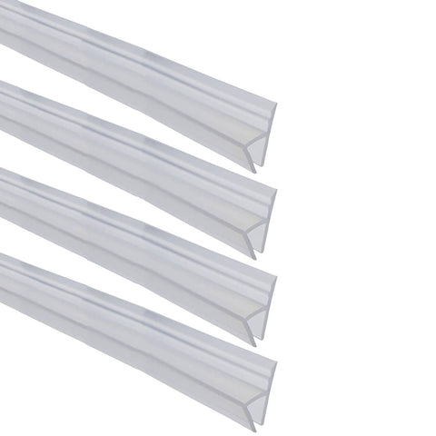 Silicone Door and Window Sealing Strip, Pack of 4 - 1 x 100 cm