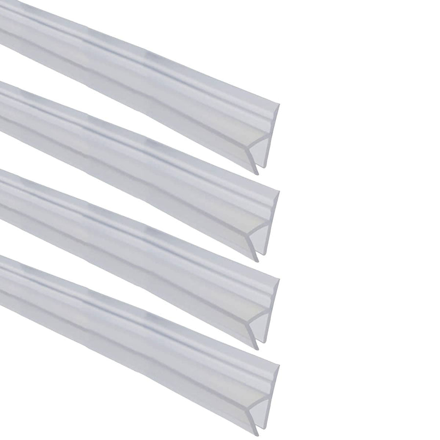 Silicone Door and Window Sealing Strip, Pack of 4 - 1 x 100 cm