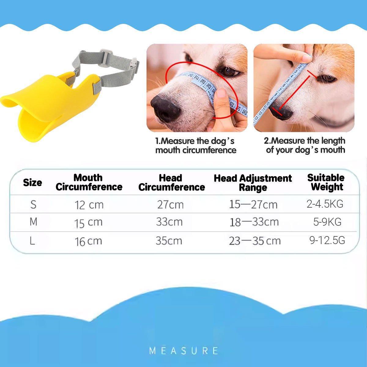 Silicone Duck Bill Dog Muzzle - Small (Head 27 cm, Mouth 12 cm) - view 3