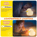 Silicone Duck Night Light for Kids, Bedtime Lamp - view 5