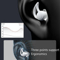 Silicone Ear Plugs for Sleeping, Rhino Horn Style - Black - view 4