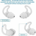 Silicone Ear Plugs for Sleeping, Rhino Horn Style - Red - view 5