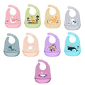 Silicone Feeding Bib with Food Catcher Pocket, Waterproof - Elephant - view 3