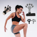 Silicone Four Finger Loop Strength Exerciser - Black, Large Strength - view 4