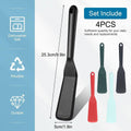 Silicone Frying Spatula Set, Non-Stick Safe, Pack of 4 - view 3