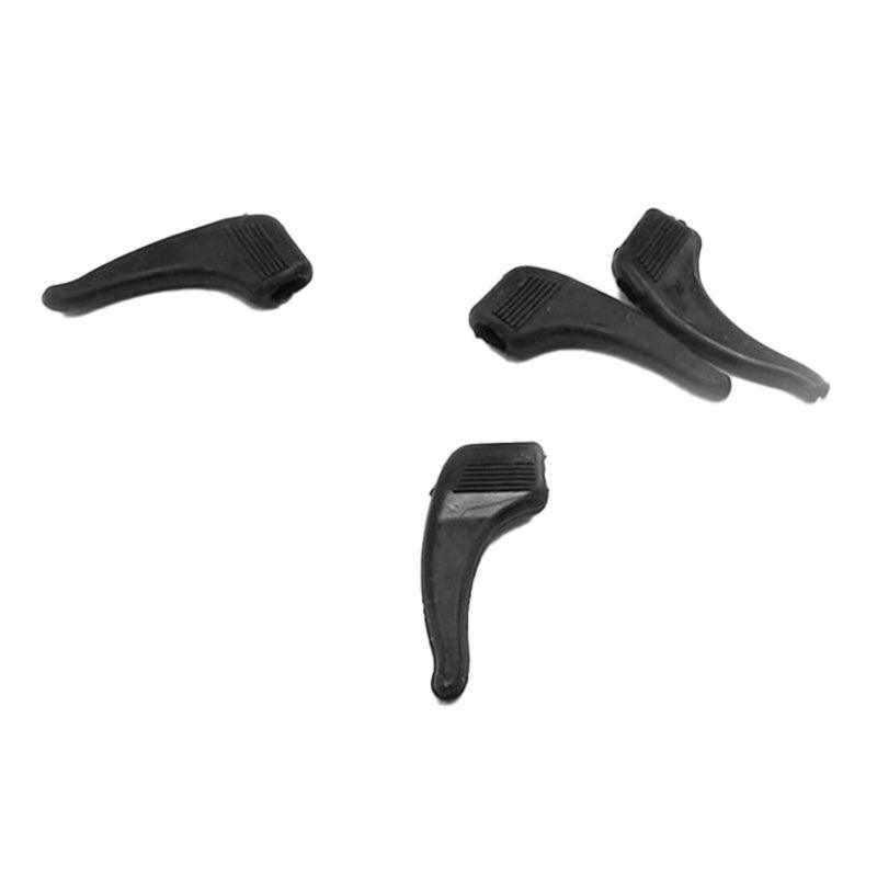 Silicone Glasses Ear Hooks, Anti-Slip Temple Tips - Black
