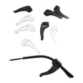 Silicone Glasses Ear Hooks, Anti-Slip Temple Tips - Black - view 3