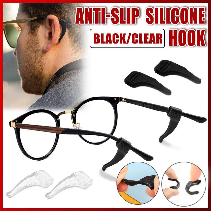 Silicone Glasses Ear Hooks, Anti-Slip Temple Tips - Clear - view 2