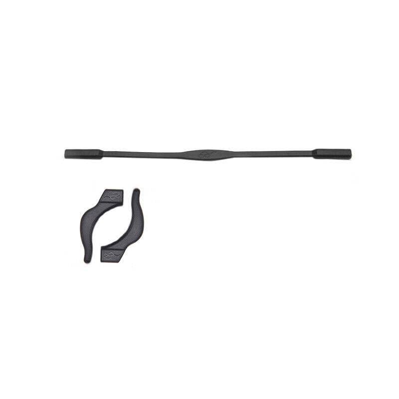 Silicone Glasses Strap and Ear Grip Set 20cm - Black