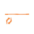 Silicone Glasses Strap and Ear Grip Set 20cm - Orange