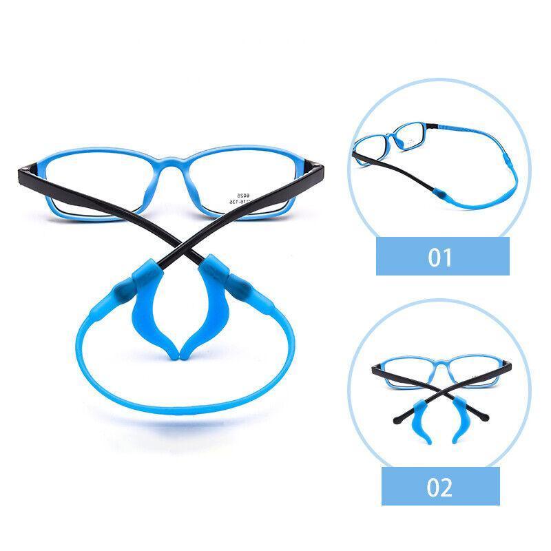 Silicone Glasses Strap and Ear Grip Set 20cm - Orange - view 12