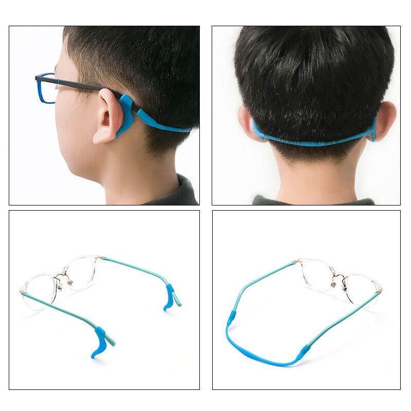 Silicone Glasses Strap and Ear Grip Set 20cm - Orange - view 9