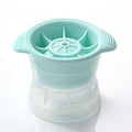 Silicone Ice Ball Moulds for Whisky and Cocktails, Pack of 4 - 4 Colours: Grey, Pink, Blue and Mint Green - view 3