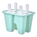 Silicone Ice Cream and Icy Pole Mould - Green, 4 Cavity