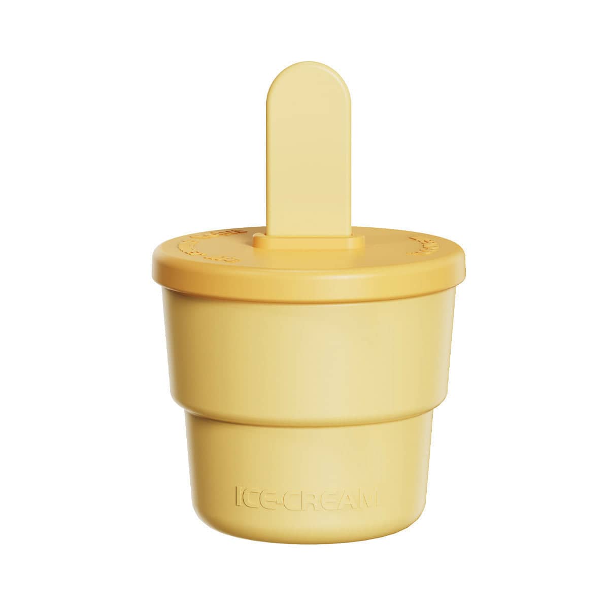 Silicone Ice Cube Moulds, Pack of 2 for Frozen Treats - Yellow