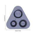 Silicone Ice Cube Tray with Lid for Stanley Cups - Light Green, Makes 3 Large Hollow Ice Cubes - view 4