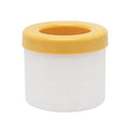 Silicone Ice Cube Tray Mould Ice Bucket, Easy Release - Yellow