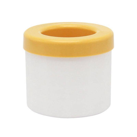 Silicone Ice Cube Tray Mould Ice Bucket, Easy Release - Yellow