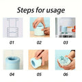 Silicone Ice Cube Tray Mould Ice Bucket, Easy Release - Yellow - view 5