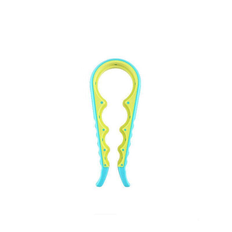 Silicone Jar Opener and Bottle Opener, Easy Grip - Blue