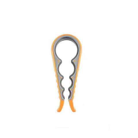 Silicone Jar Opener and Bottle Opener, Easy Grip - Orange