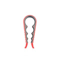 Silicone Jar Opener and Bottle Opener, Easy Grip - Red