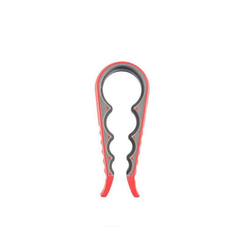 Silicone Jar Opener and Bottle Opener, Easy Grip - Red