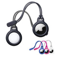 Silicone Lanyard Case with Key Ring for AirTag Tracker, White - view 3