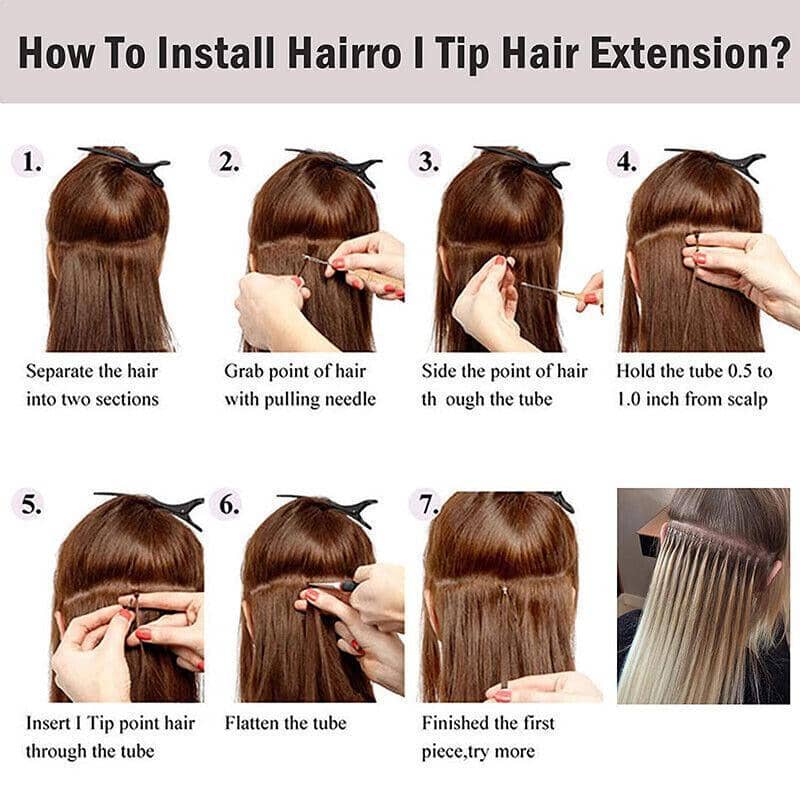 Silicone Lined Micro Ring Hair Extension Beads, 5 mm, Pack of 200 - Light Brown - view 4