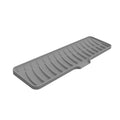 Silicone Long Sink Drain Mat, 42 x 10 x 1.3 cm - Grey